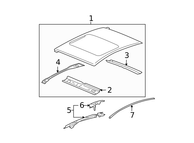 Genuine GM Inner Rail 89024053