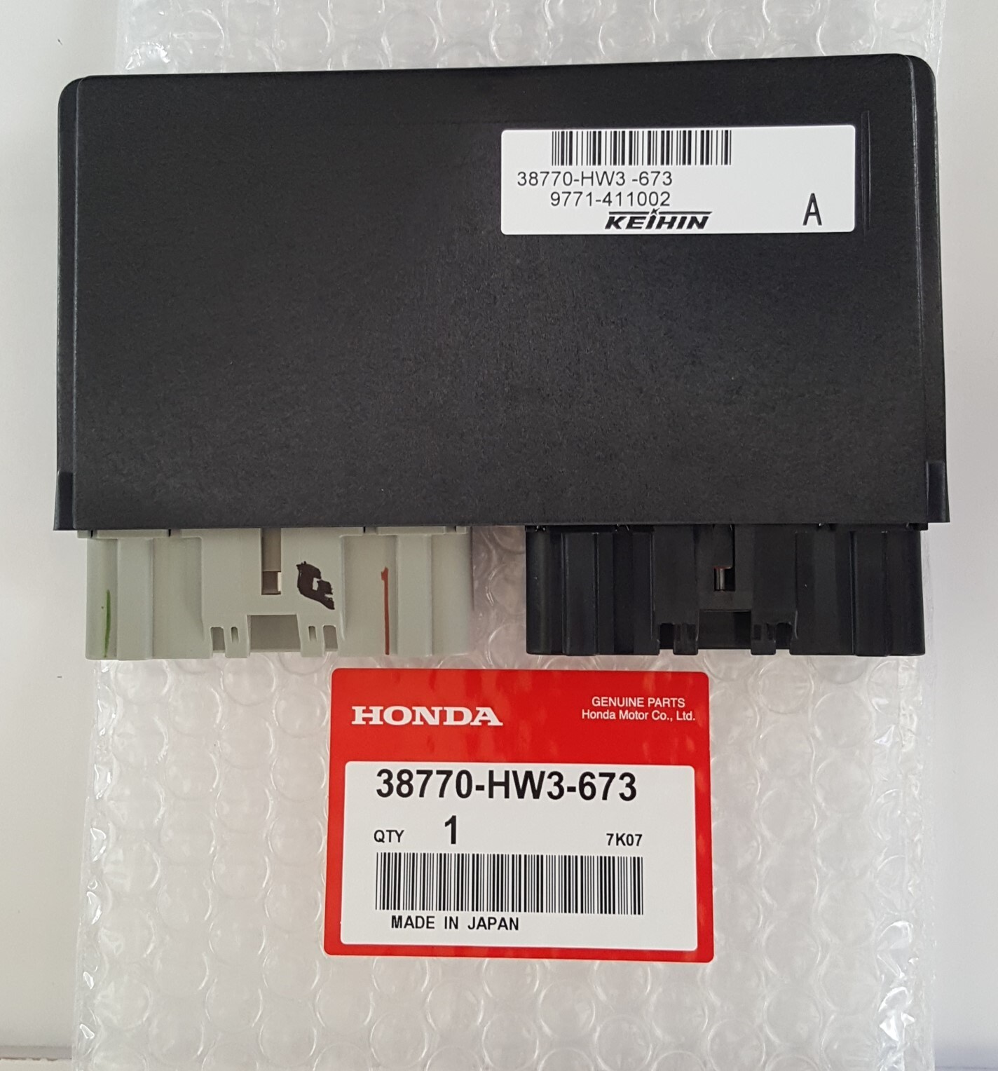 ** OEM Part No. 38770-HW3-673 ** PGM-FI UNIT - HONDA GENUINE PARTS