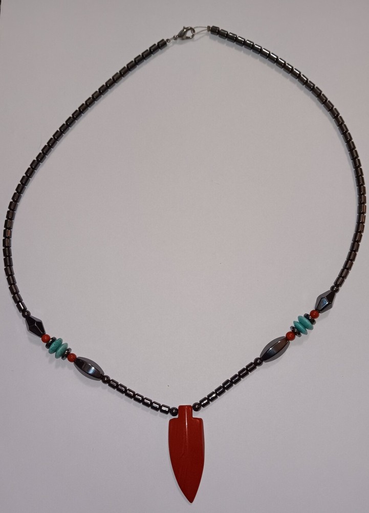 Carnelian Arrowhead Necklace