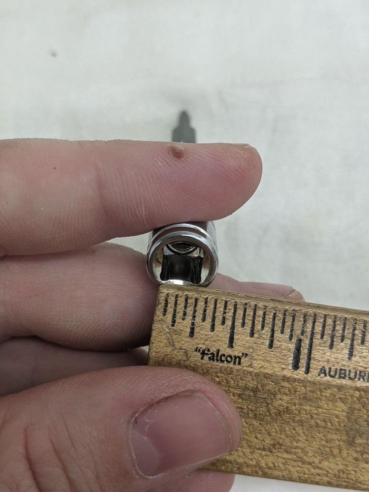 Genius Tools 1/4" Dr. 2mm Hex Bit Socket 100mm Long TF