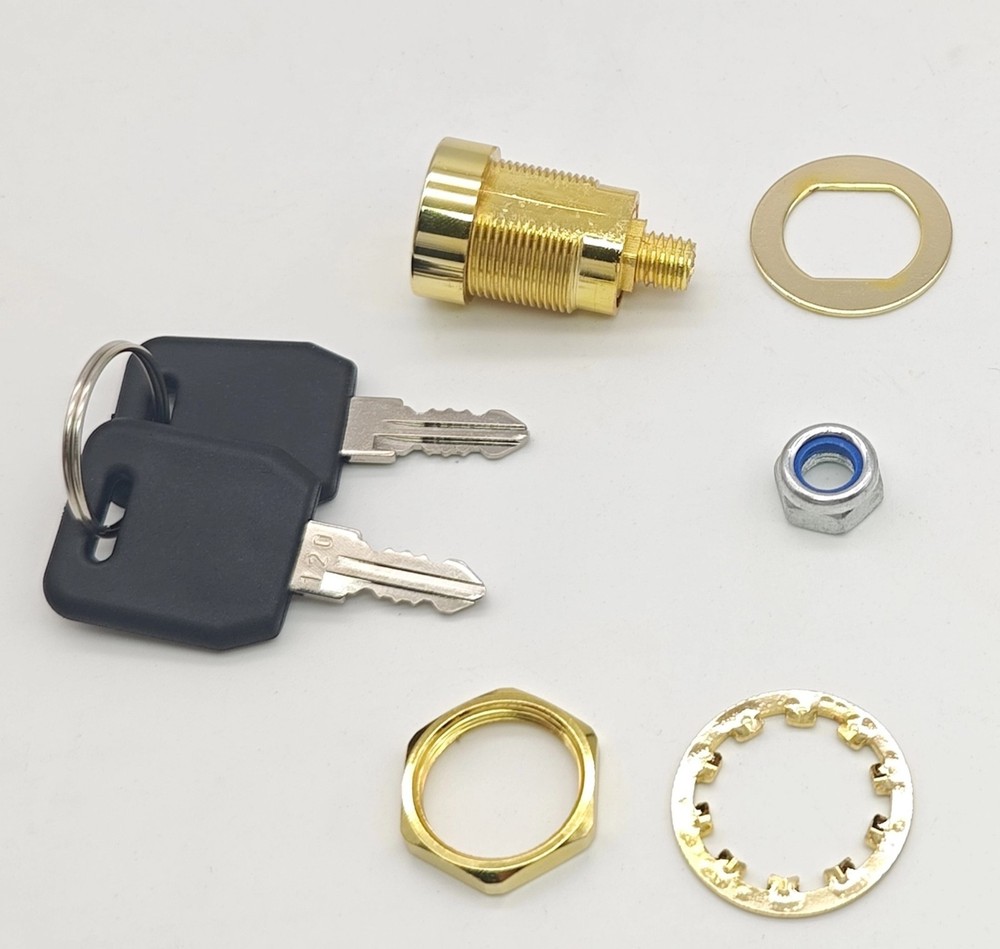 Armstrong Replacement Lock for Stack-On Safes, Brass Finish