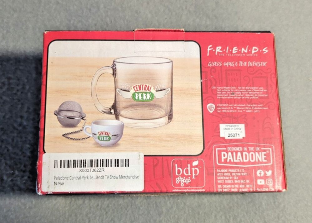 Friends Central Perk Tea Gift Set | Mug and Infuser