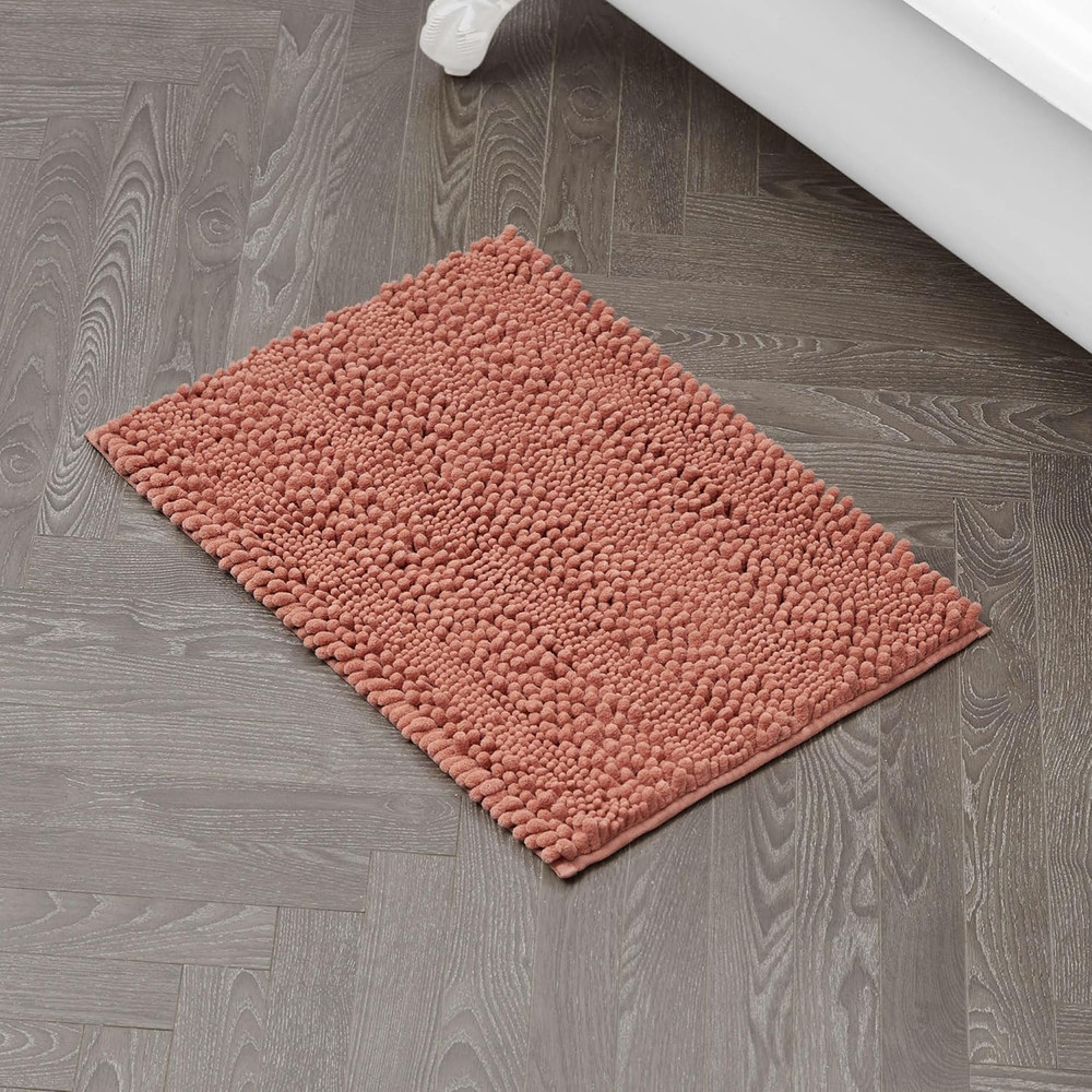 – Astor Chenille Bath Mat | 100% Polyester | Premium Bathroom Décor | Machine Wa