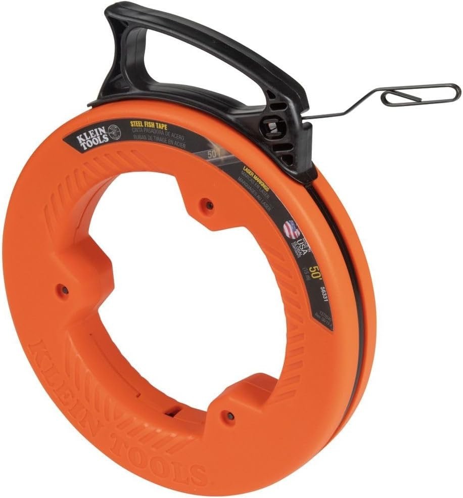 Electrical Wire Puller Tool 50ft Steel