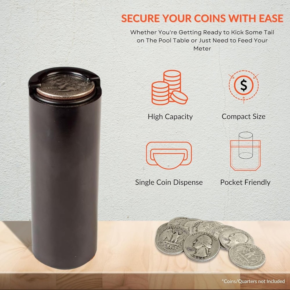 Coin Holder (Plastic - Black)