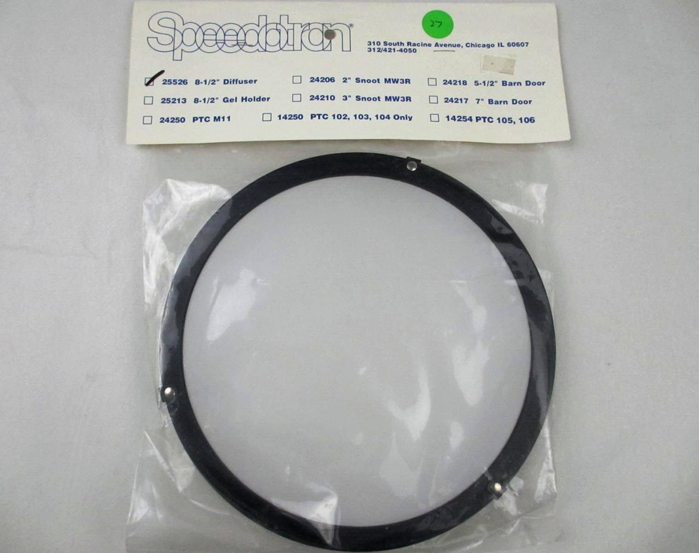 Speedotron 8.5″ Mylar Clip-on Diffuser #25526/852525