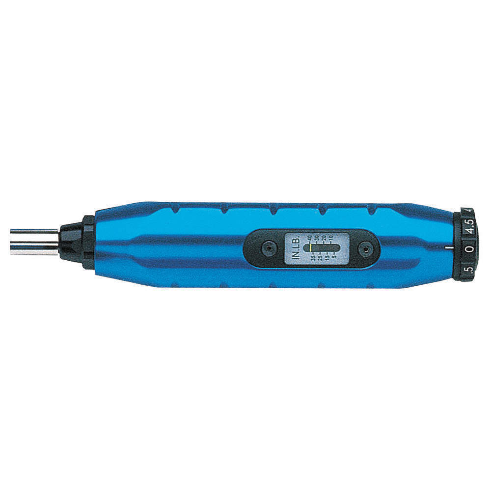 CDI Micro Adjustable Torque Screwdriver, 1/4 Inch Hex Drive, Range 5-40 In Lbs (