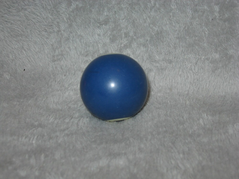 Mini Pool Ball #2 Blue Solid 1.5" Diameter Miniature Billiard Replacement