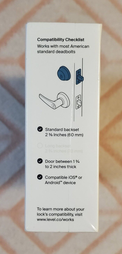 Level Bolt Smart Lock Bolt Edition