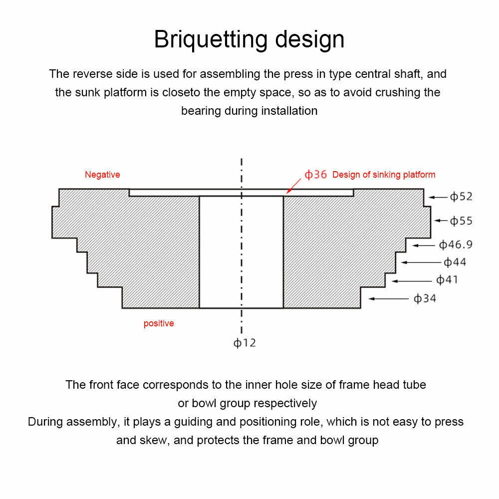 Bike Bicycle Headset BB Bottom Bracket Press Tool Installation Tools US