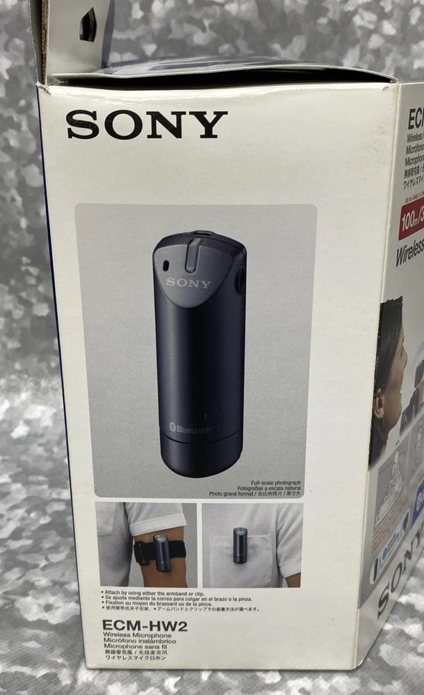 SONY ECM-HW2 CONDENSER WIRELESS CONSUMER MICROPHONE W/ BLUETOOTH