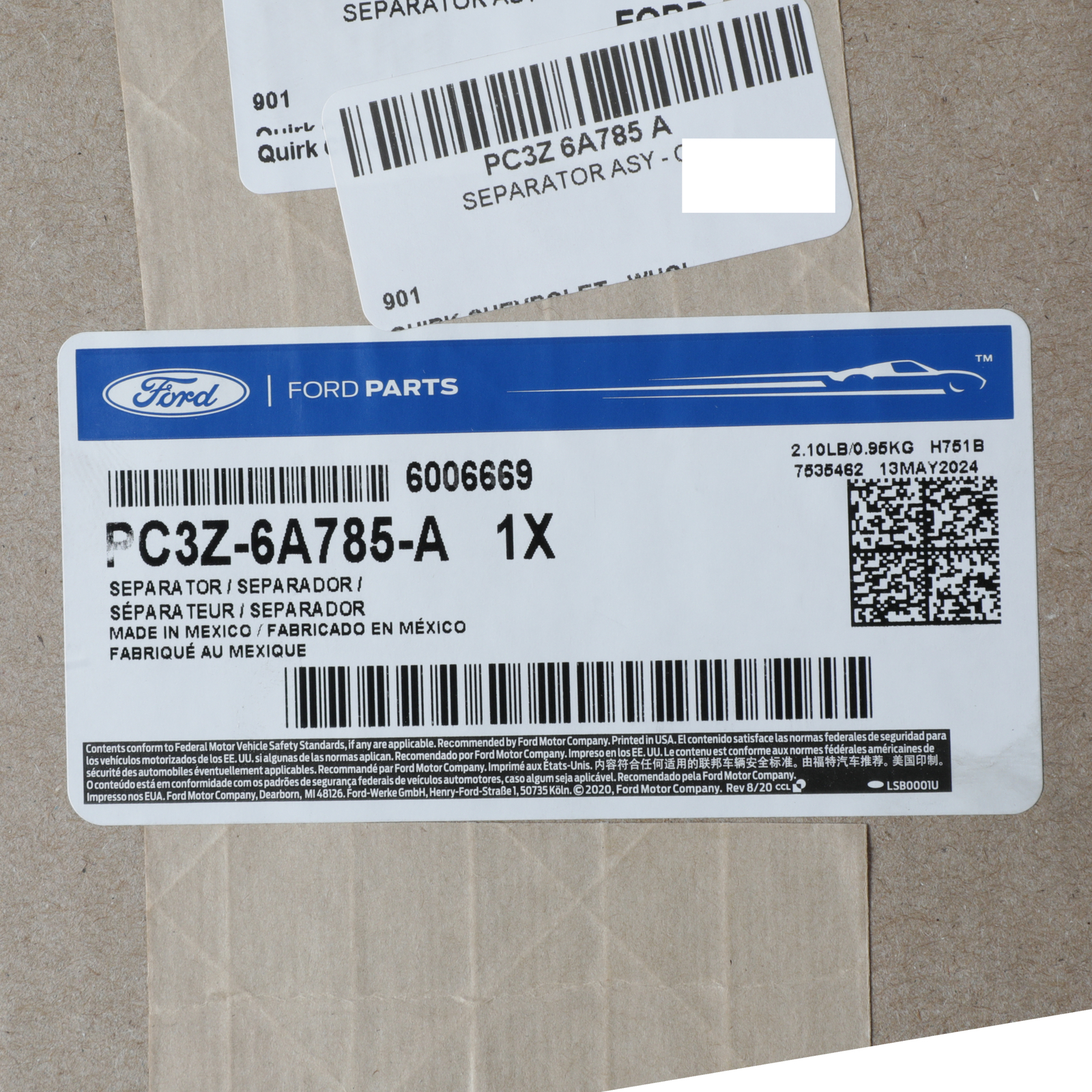 OEM NEW Ford Super Duty 20-24 Separator Vapor Canister Purge Valve PC3Z-6A785-A