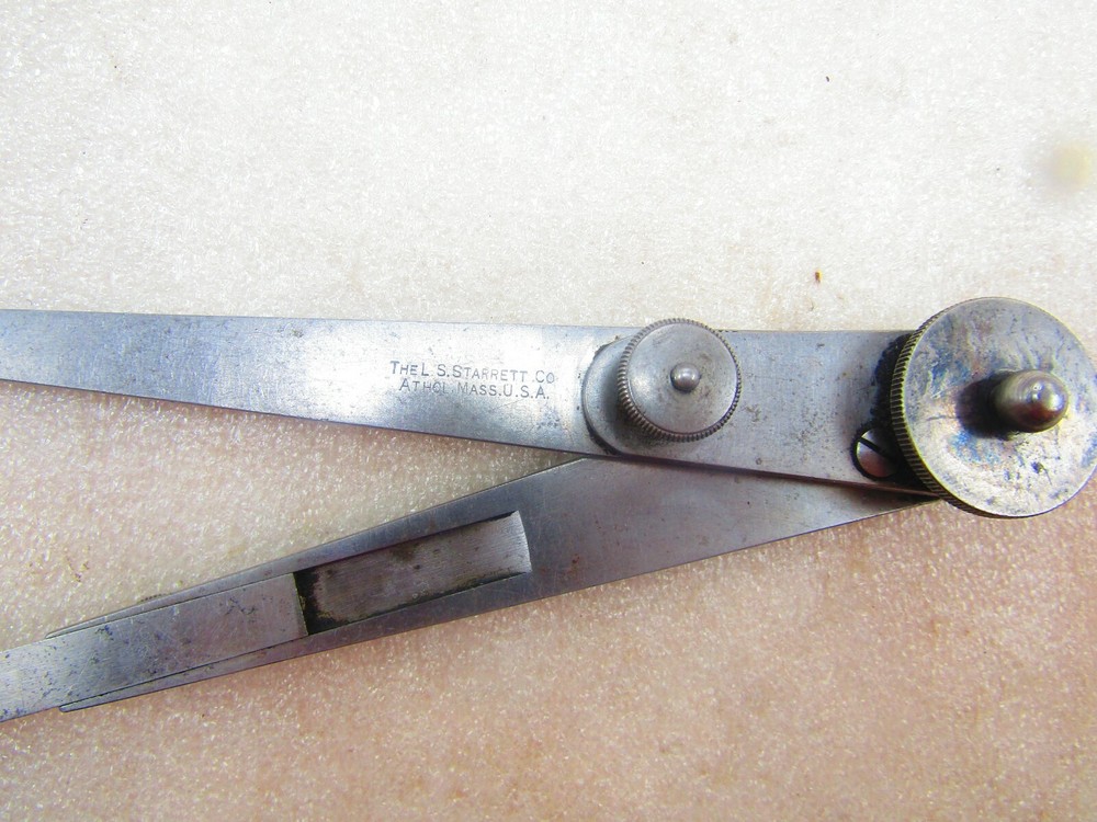 Hermaphrodite caliper by Starrett