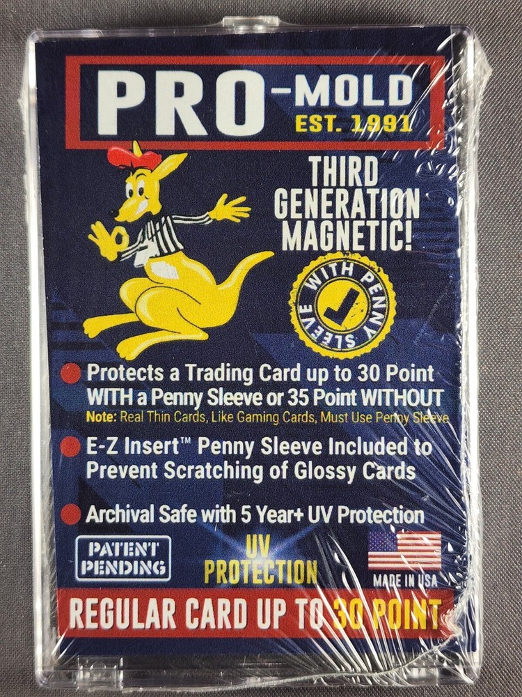 PRO MOLD 3rd Generation w/ Sleeve Magnetic Card Holders One Touch - MADE IN USA!