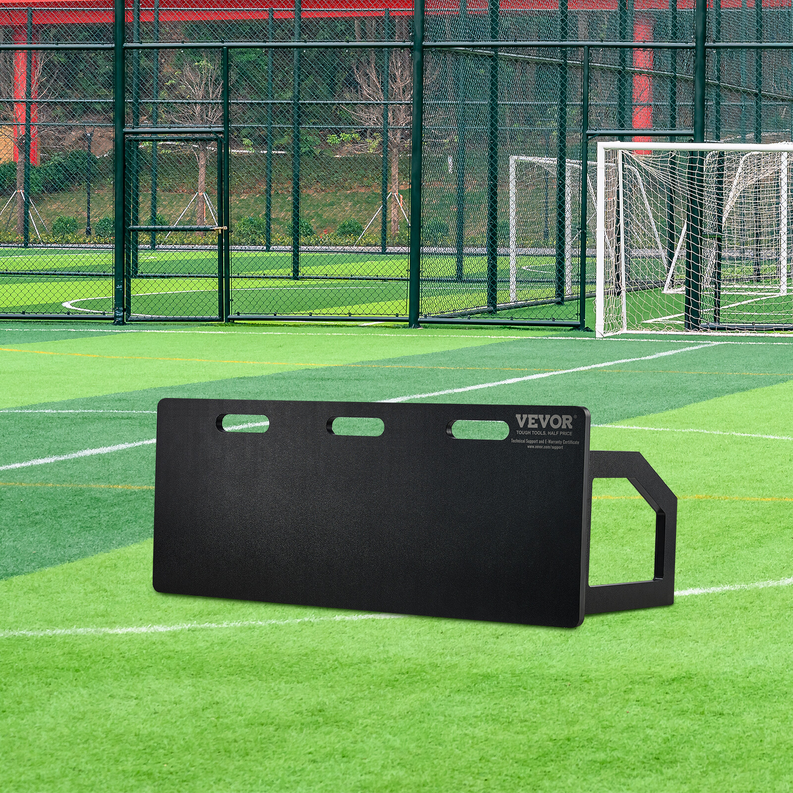 VEVOR 40"X16" Soccer Rebounder Board Portable Soccer Wall with 2 Angles Rebound