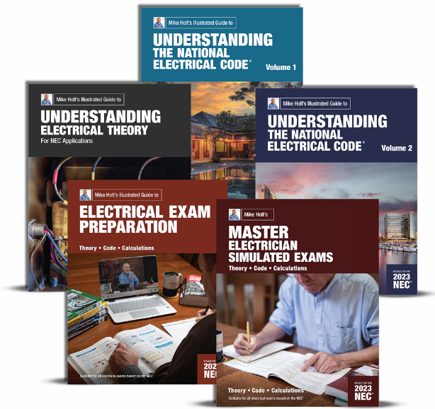 Mike Holt's Master Electrical Exam Preparation Book Package, 2023 NEC