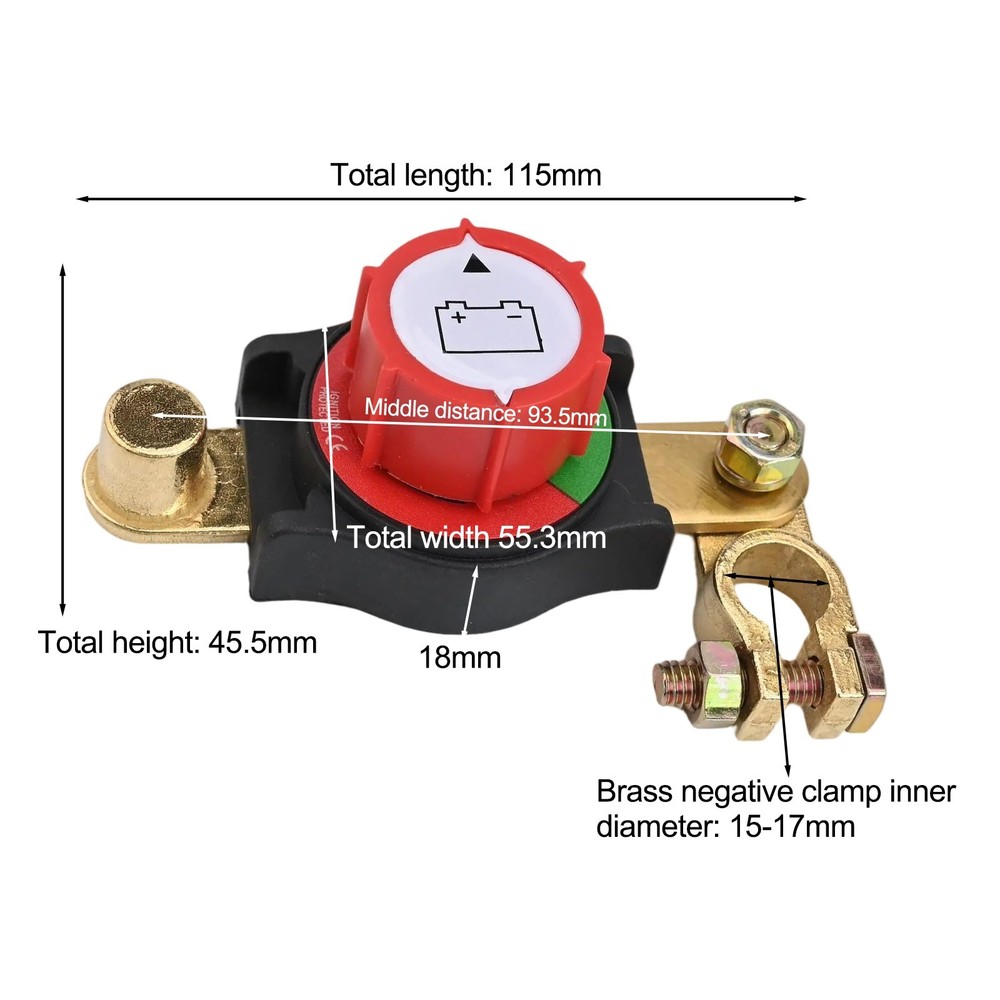 Compact and Efficient Battery Isolator Cut Off Switch for Marine Applications