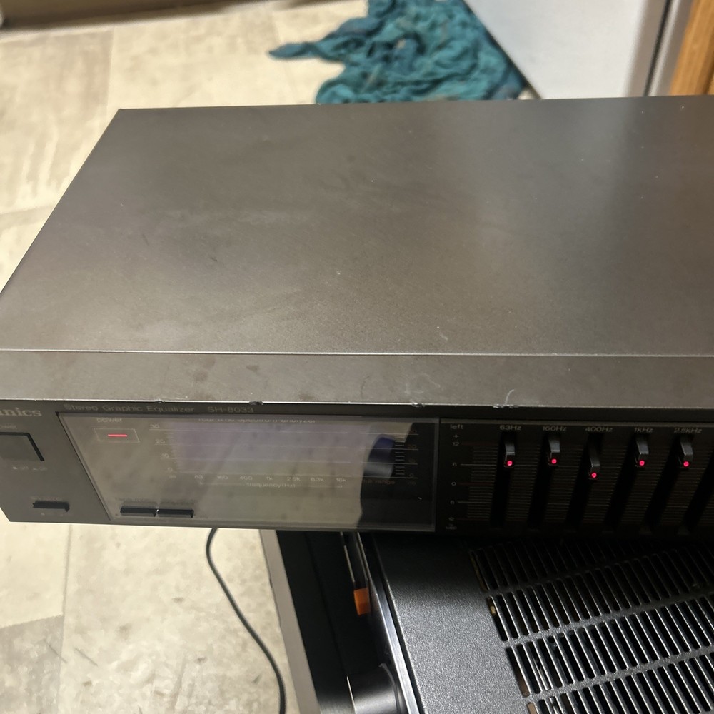 Technics SH-8033 Real Time Spectrum Graphic Stereo Equalizer used