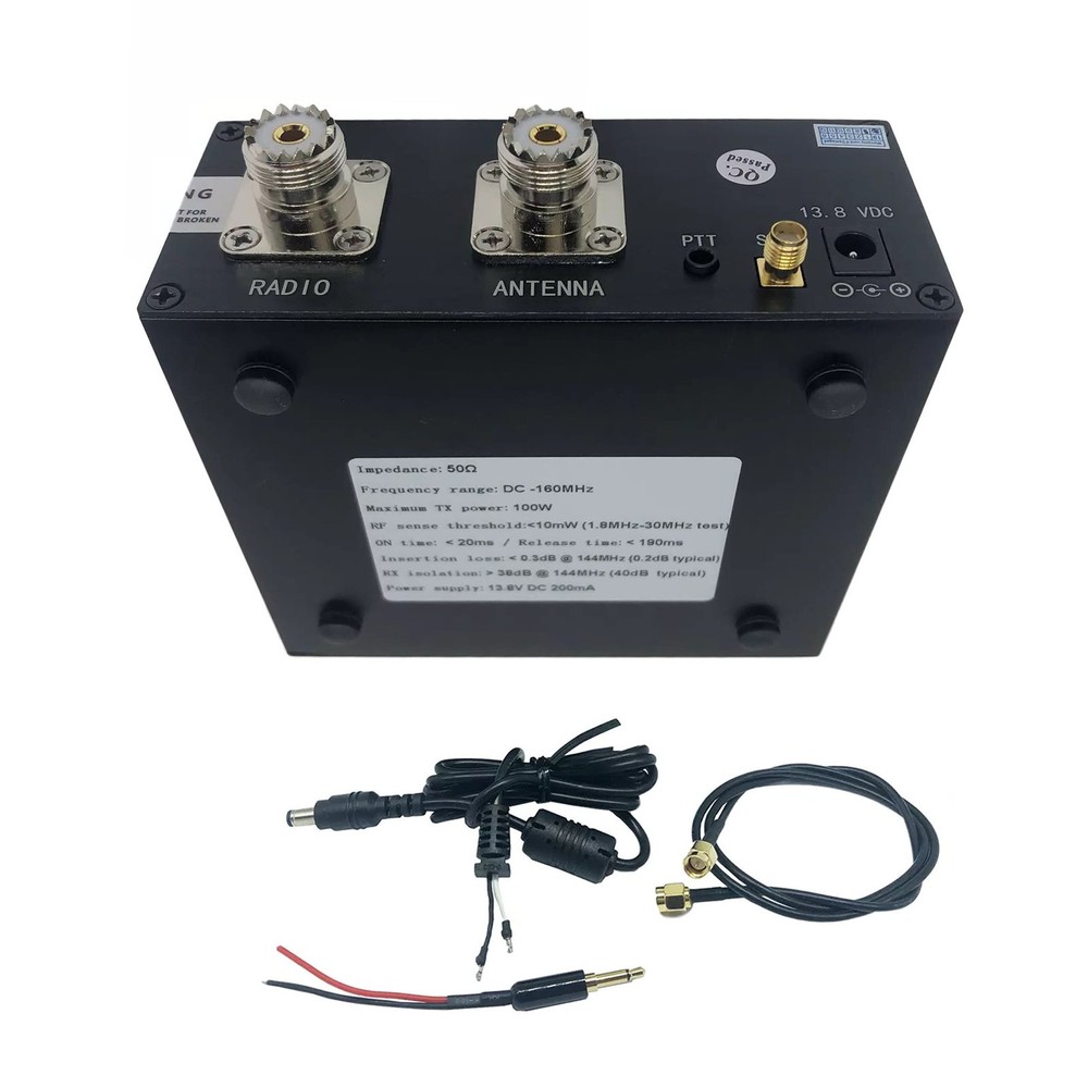 Durable SDR Transceiver Switch Antenna Sharing Device 160MHz TR Switch Box 100W