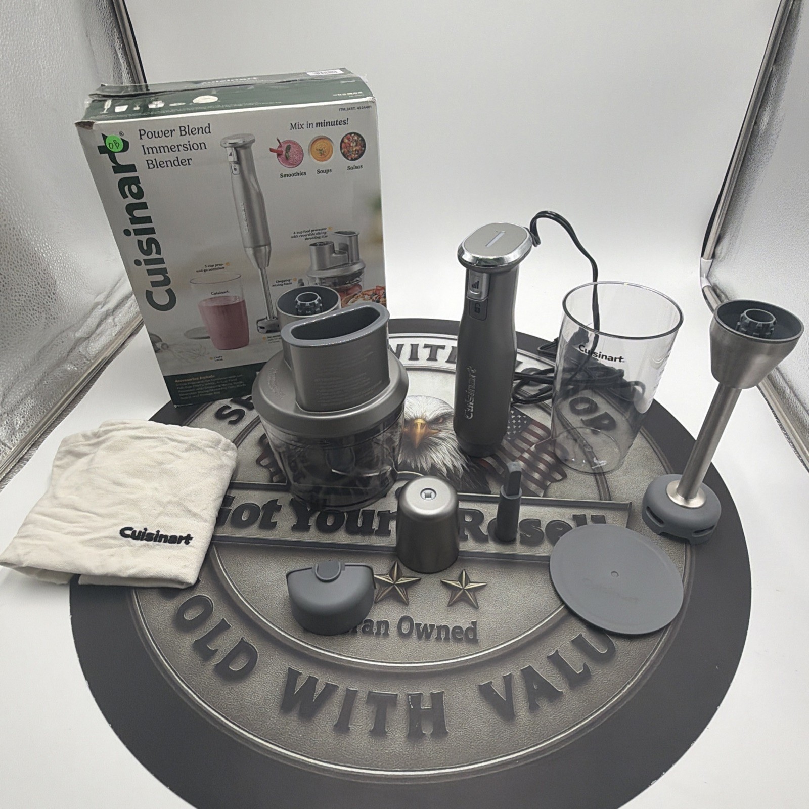 Cuisinart power blend Immersion blender w/ Accessories HB-500PC