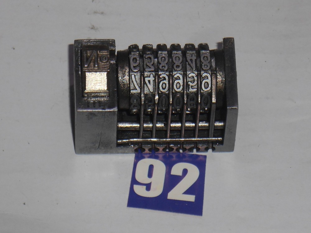 MARTO | Reverse letterpress numbering machine | 92