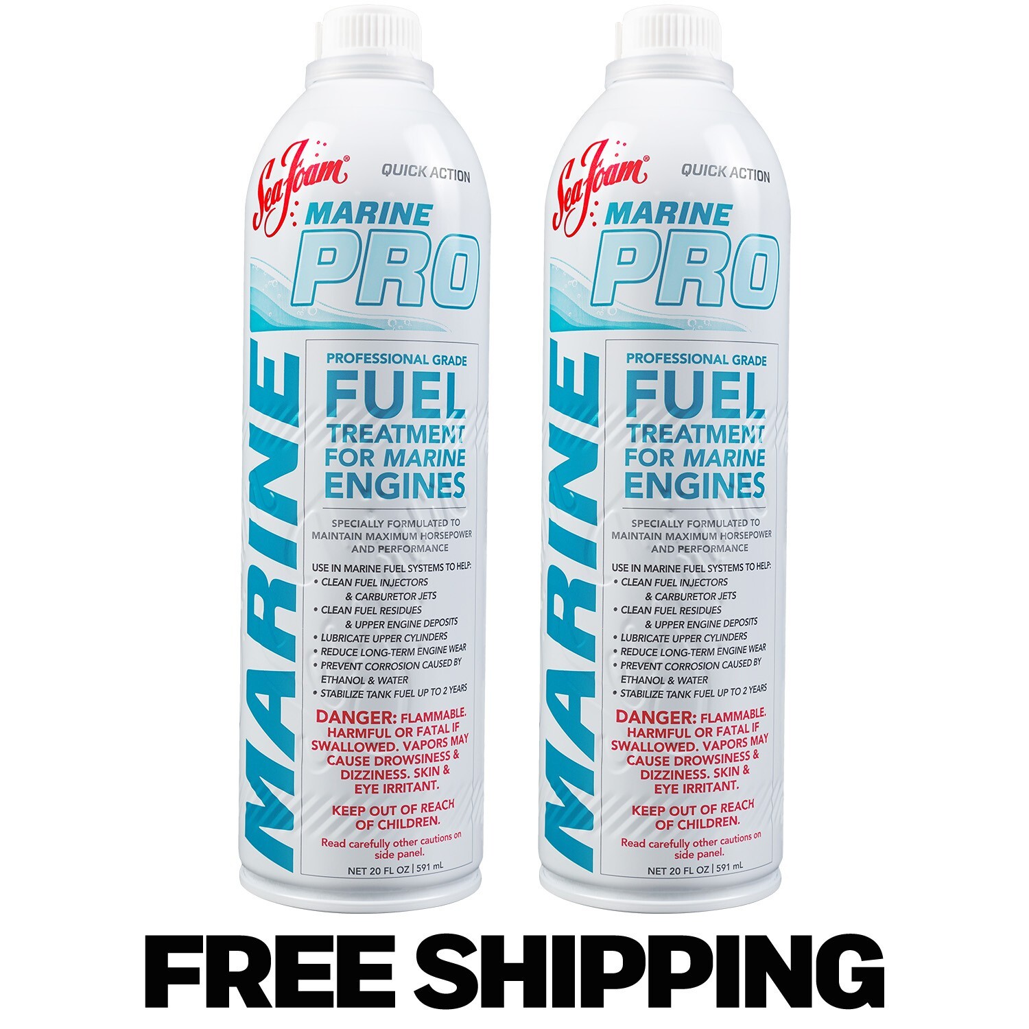 Sea Foam Marine PRO Gasoline Boat Fuel Treatment MP20 20oz Pack of 2