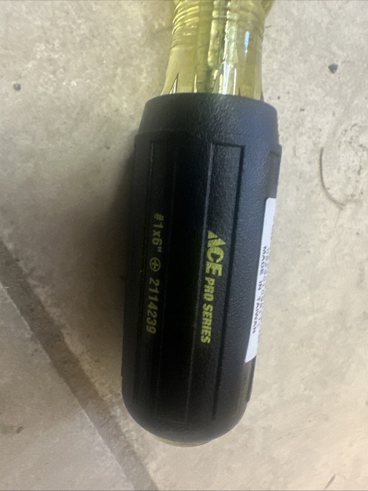 Ace Hardware Phillips Screwdriver #1 x 6", 2114239