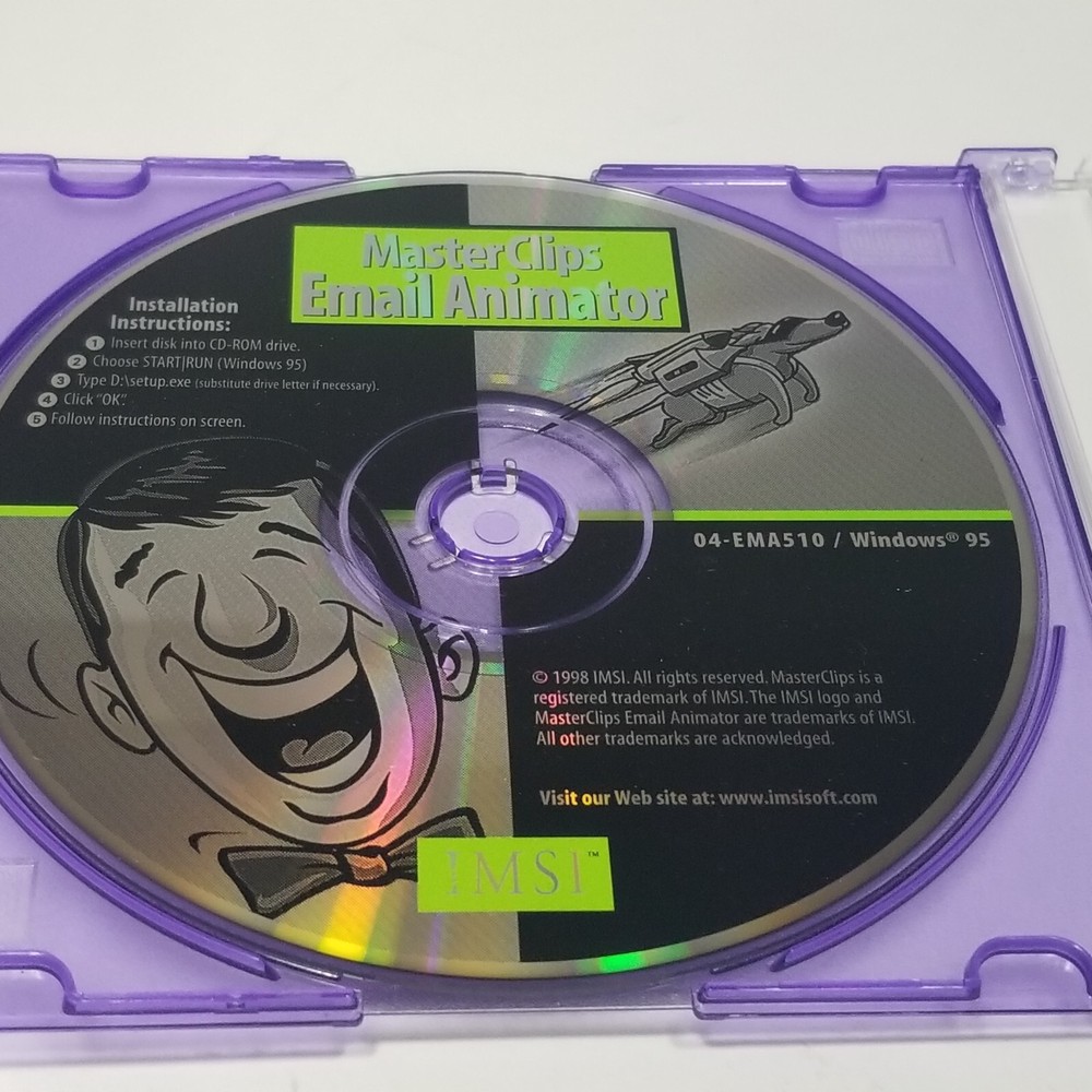 Master Clips Email Animator MasterClips Windows 95 1998