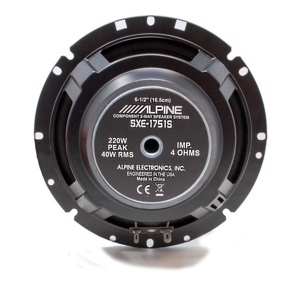 Alpine UTE-73BT Bluetooth Receiver + Component & Coax Speakers