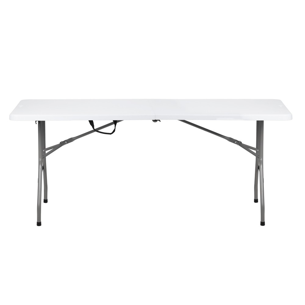 6FT Outdoor Courtyard Foldable Long Table New -