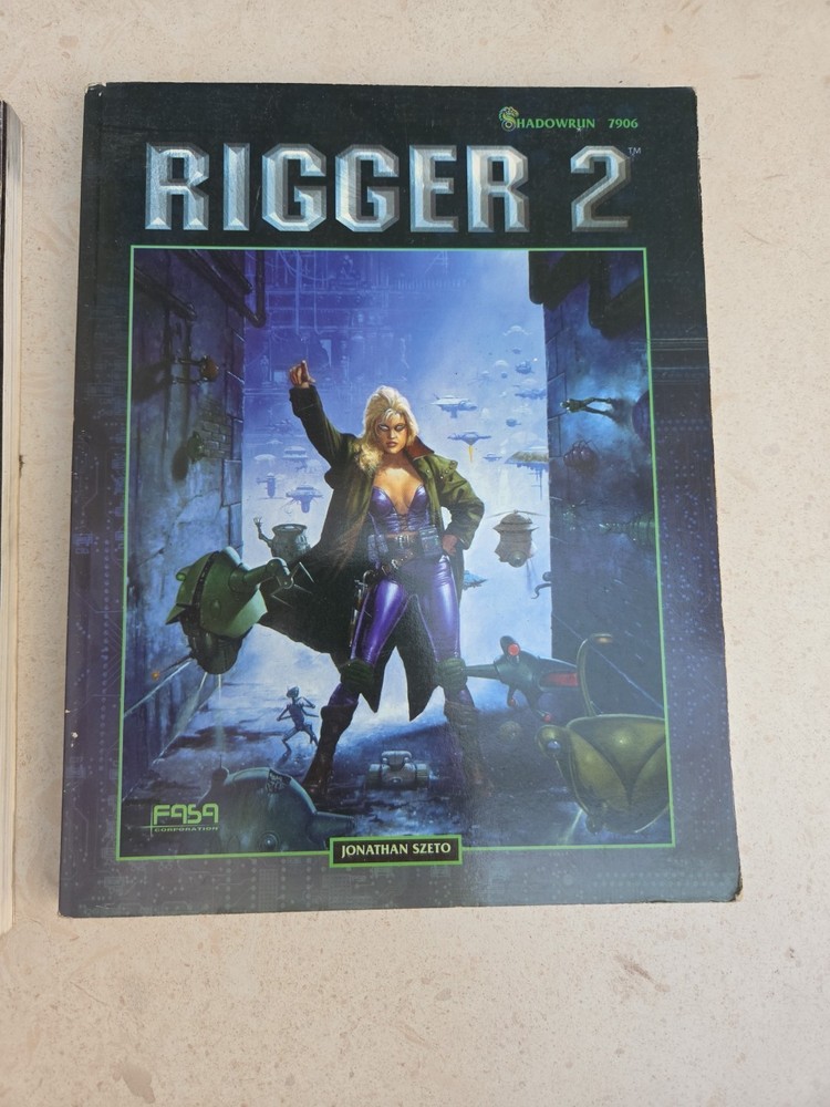 SHADOWRUN - RIGGER 2 & 3 Rules - SOURCEBOOK Fasa Corporation
