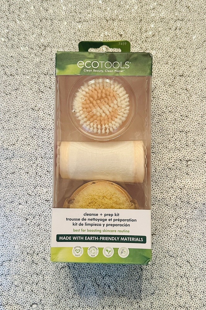 EcoTools Cleanse & Prep 3 Piece Kit For Boosting Skincare Routine