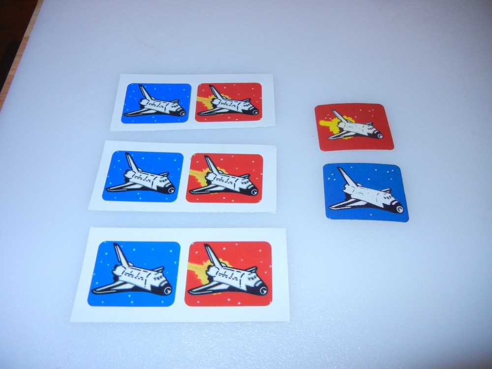 Williams Space Shuttle Spinner Two Decal Set  - NOS