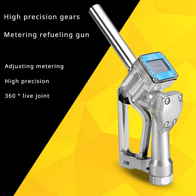 High Precision Portable Electronic Metering Self Sealing Refueling Gun