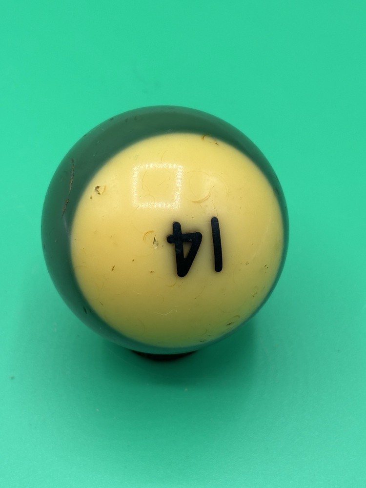 Vintage Pool Table Replacement Ball 2 1/4"