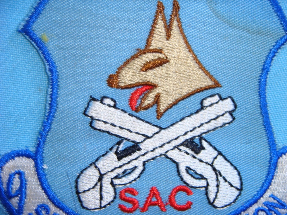 VIETNAM WAR PATCH USAF STRAGETIC AIR COMMAND SAC SENTRY DOG SECTION