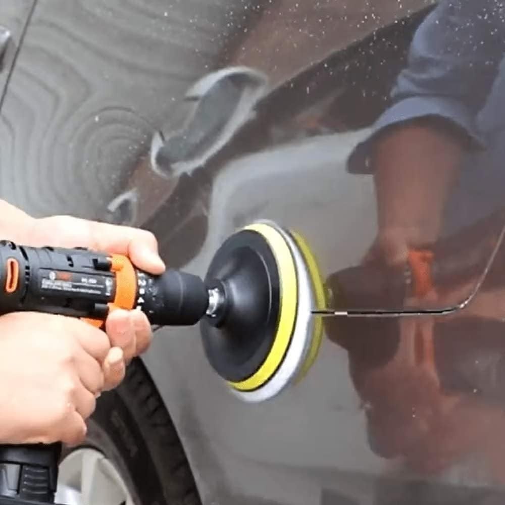 Wool Detailing Pads - 6 Pcs 6 Inch with Quick Change Hook & Loop