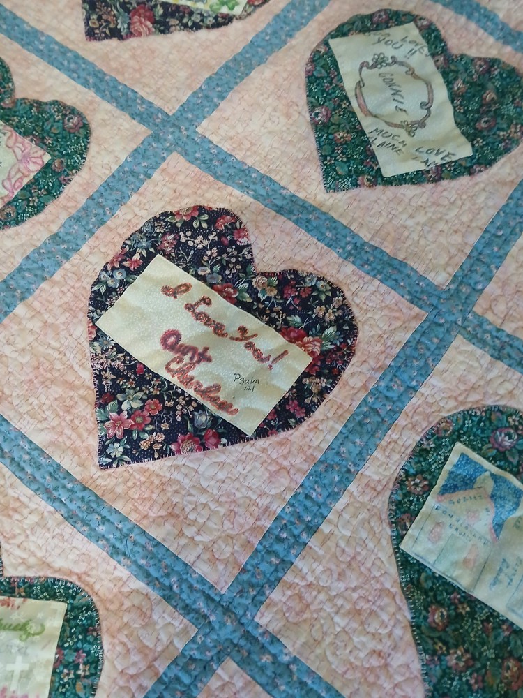 Hearts Quilt Full Sz.