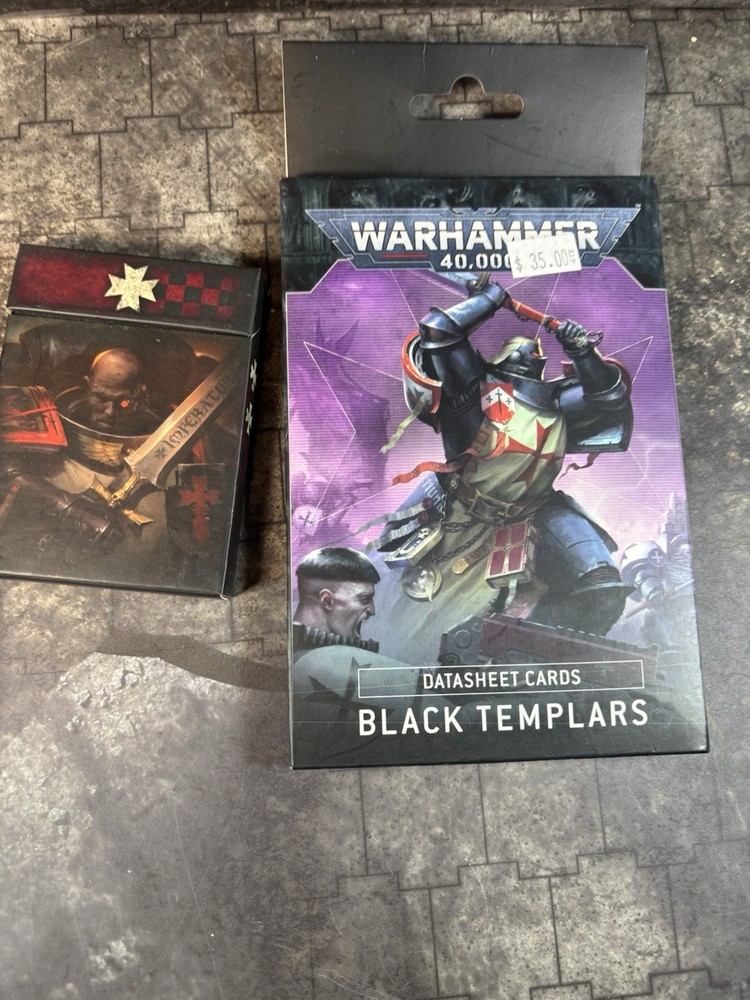 Warhammer 40k Black Templars Datasheet Cards (#2691)