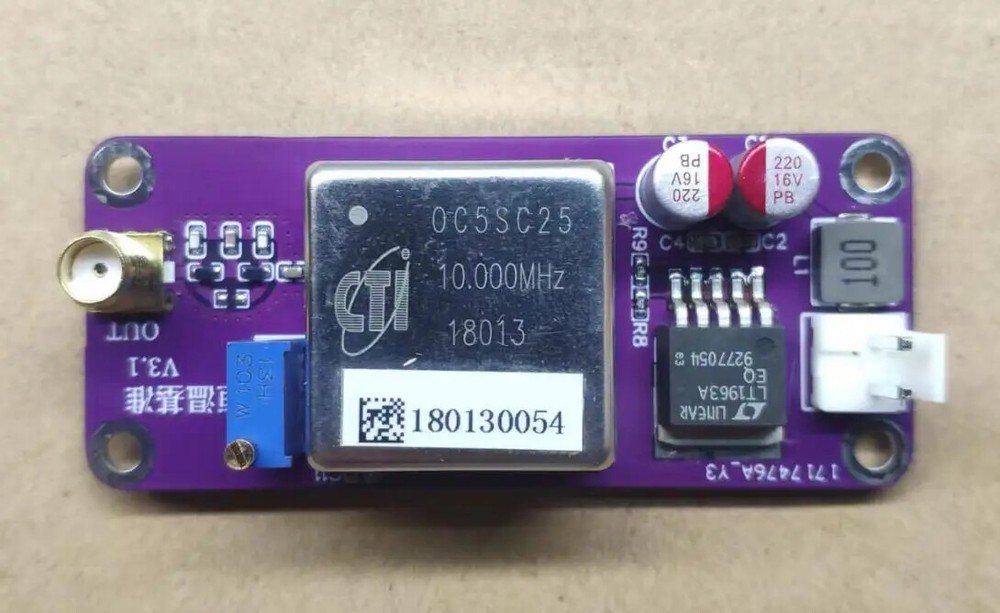 10MHz OCXO GPS Clock Square Wave Audio Equipment Clock Frequency Reference Board
