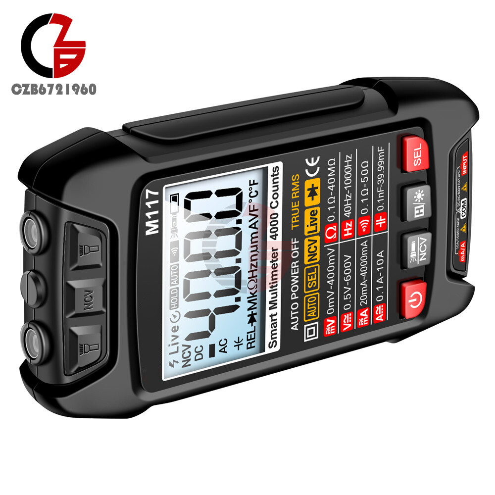 ANENG M117 Digital Multimeter NCV AC/DC Voltmeter Current 4000 Count True RMS