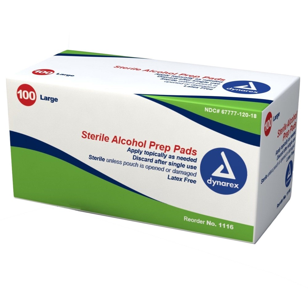Dynarex Alcohol Prep Pad (CS/1000)
