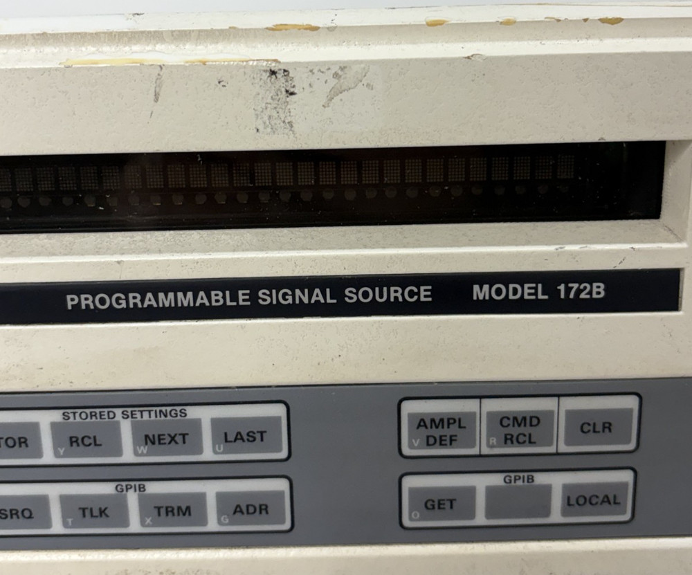 WAVETEK PROGRAMMABLE SIGNAL SOURCE MODEL 172B
