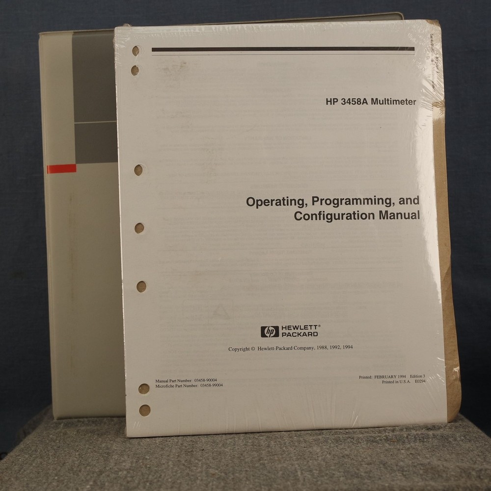 HP E1445A Arbitary Function Generator User's Manual HP 75000 Series VXI Bus NEW