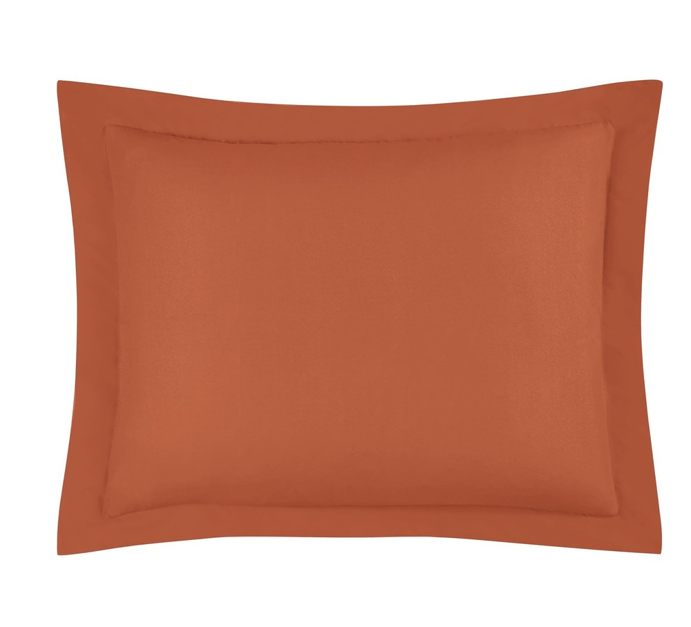 Rust Orange Down Alternative Comforter Oversized King - 3-Piece Lightweight Comf