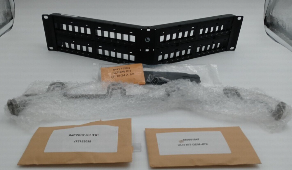 COMMSCOPE Angled Discrete Distribution Module Panel SL, UTP, 2U, 48 port