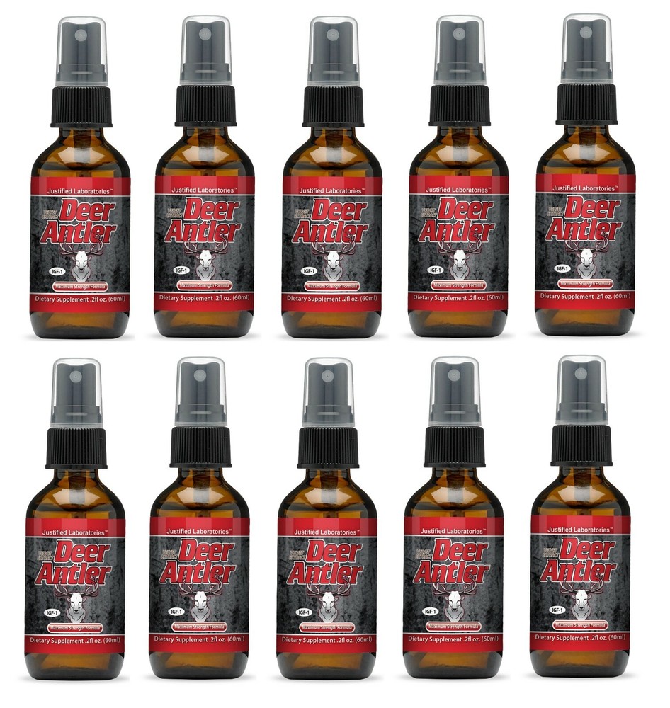 Deer Antler Spray Velvet Extract 10 Bottles