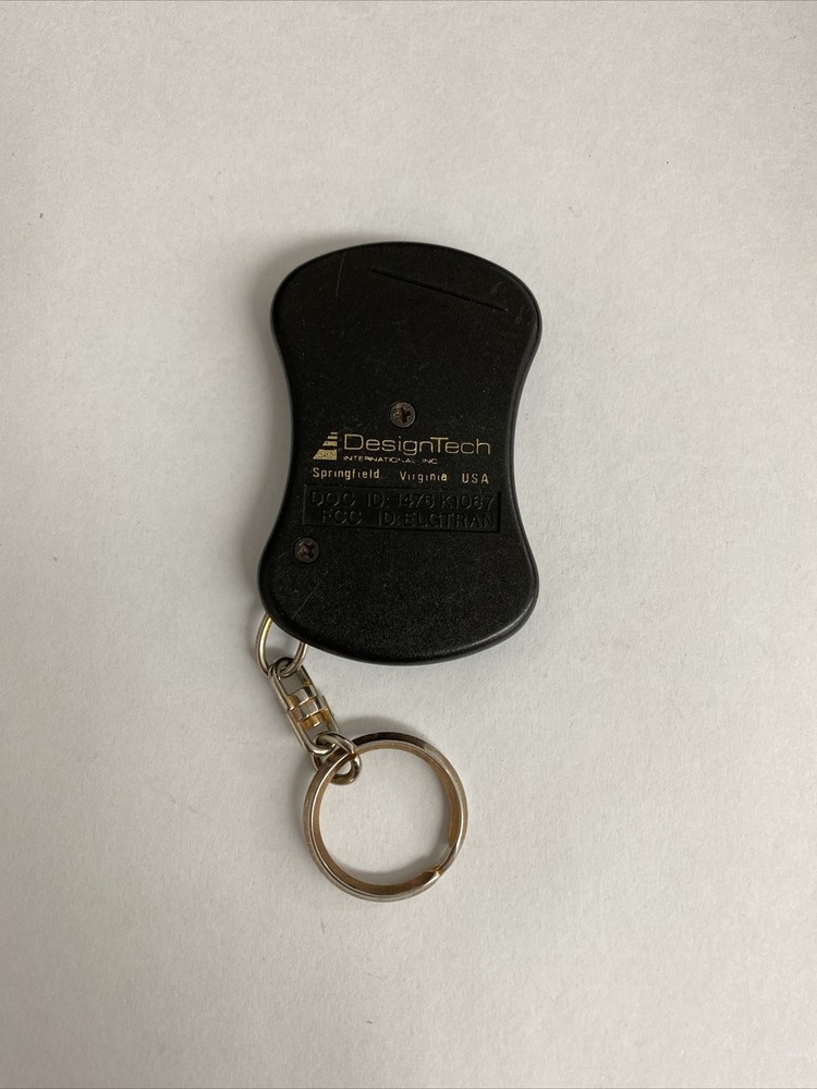 USED Design Tech Auto Command KEYLESS START REMOTE KEY FOB TRANSMITTER ELGTRAN