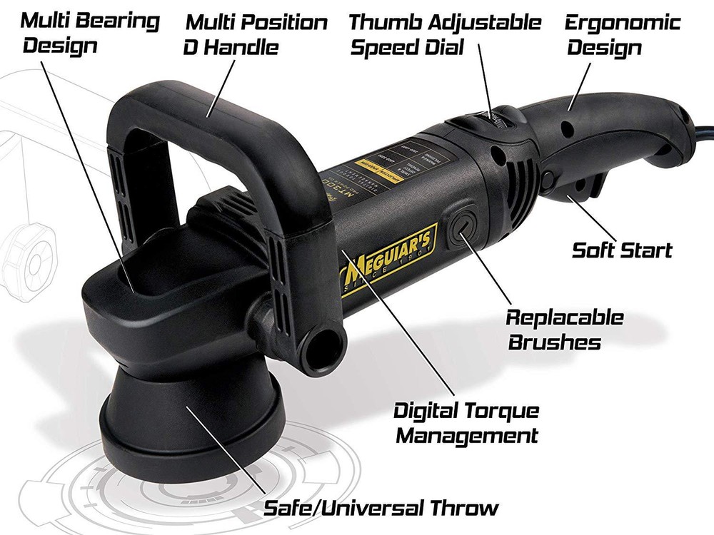 Meguiar's MT300 Dual Action Variable Speed Polisher