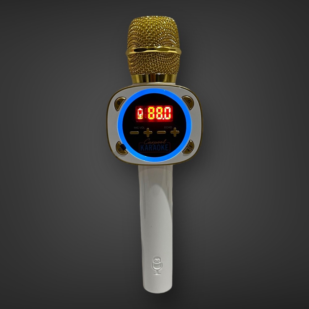 Carpool Singing Machine Carpool Karaoke The Mic Bluetooth Microphone WORKS